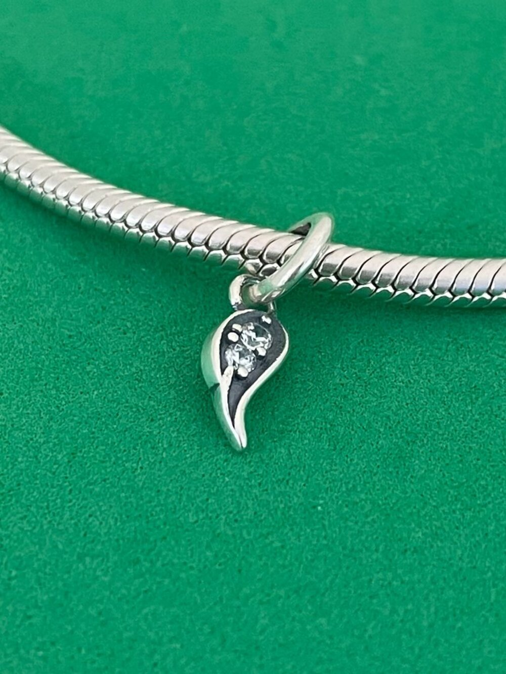 Authentic Pandora ME Sparkling Angel Wing Mini Dangle Charm